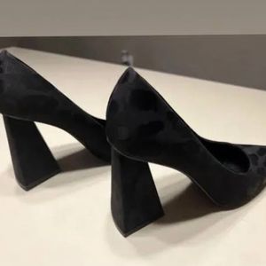 Zara Geometric Toe Pointed High Heels 👠