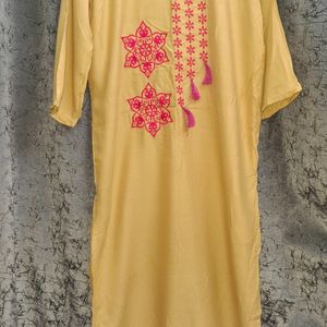 Mustard Kurti