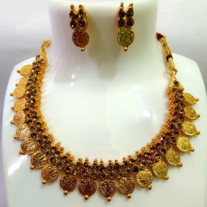 Necklace Set With Earrings For Girls And Women's