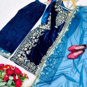 New Original Velvet Pakistani Poshaq Dresses Beaut