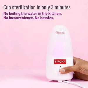 Sirona MENSTRUAL CUP (medium)& ELECTRIC STERILIZER