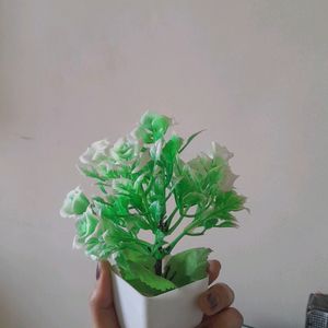 Artificial Flower Pot (Green)