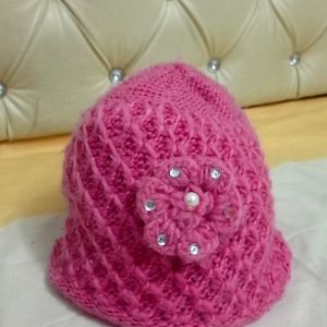 Pink Woollen Cap