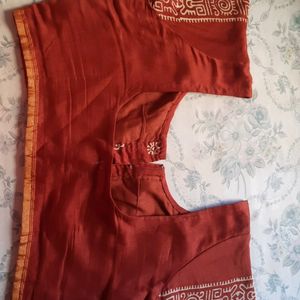 Chanderi Silk Saree Blouse Peticote