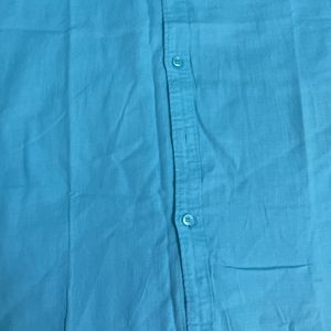 mens sea green shirt new not used