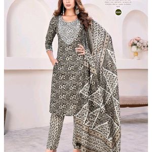 Kurti Set With Dupatta