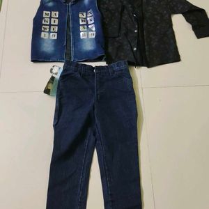 Boys Pant Shirt And Coat