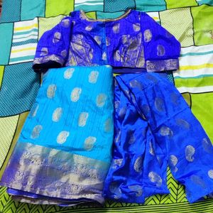 #PriceDrop Lehenga Made From Silk Saree