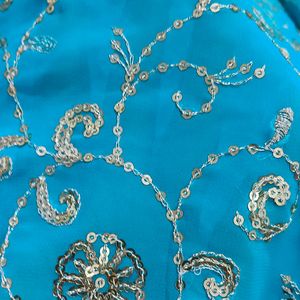 Embroidered Sequence Saree