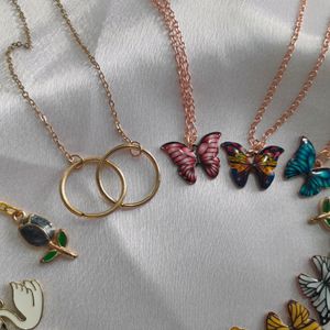 Necklace Chains...neckchains...butterfly Necklac