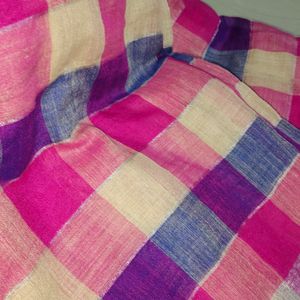 Cotton Silk Multicolor Saree