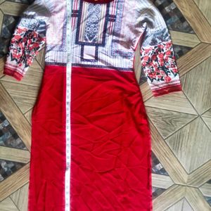 Red Kurta For Women