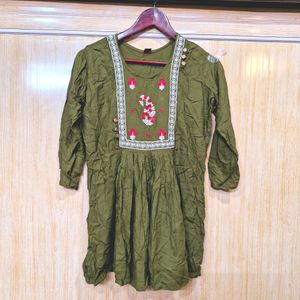 Olive Kurti Top (Women's)