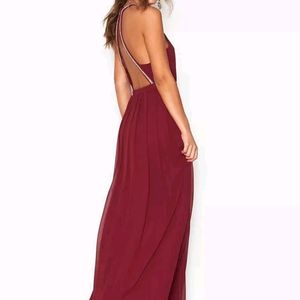 Burgundy Gown