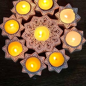 Wooden Candles : NEW STYLE RANGOLI