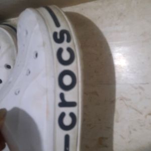 White Crocs Unisex