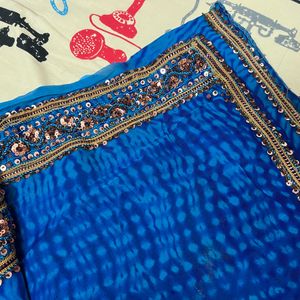 Pure Shibori Saree