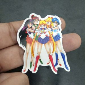 11 Sailor Moon Stickers ( 1 Sheet Of 6x4.5 Inch )