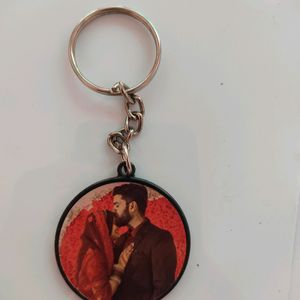 Customized Keychains Metalic Glitter Effect