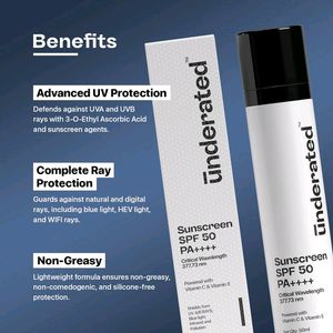 UnderatedSunscreen SPF 50 PA++++(50 g)