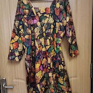 Stitched Multicolour Kurti