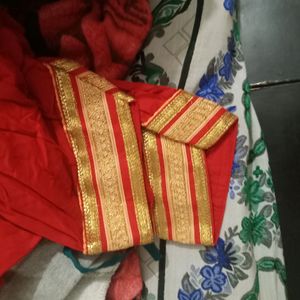 Red Colour Full Patyala Cotton Salwar