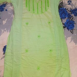 light green kurti