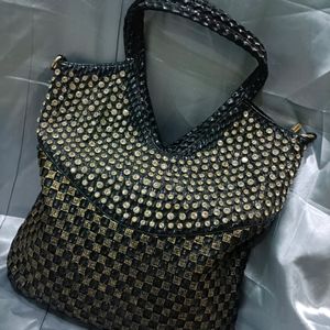 Branded Purse With Diamonds