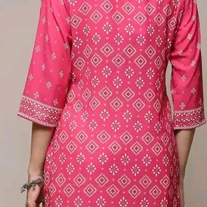 Biba Ethnic Straight Kurti