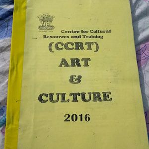 Art And Culture CCRT Good For UPSC