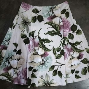 Floral Cotton Skirt