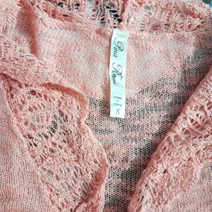 light pink shrug