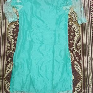 Embroidered Kurti+Salwar+Dupatta