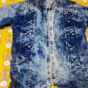 Denim stretchable Jacket Used Just Once