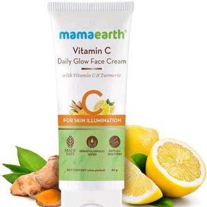 Mamaearth Vitamin C Daily Glow Cream eam