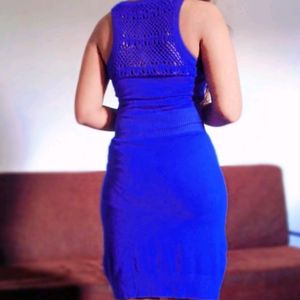 Blue Sexy Bodycon Dress 👗