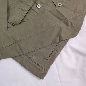 Blue Saint - Olive Green Denim Jacket