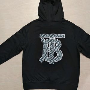 Burberry Hoodie Sweatshirt Black Size M