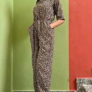 Tigerprint Jumpsuit