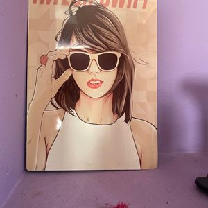 Taylor Swift A4 Size Metallic Poster