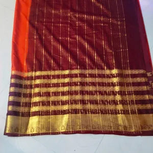 Pure Mysore Silk Gold Zaree Design Saree