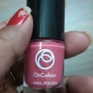 Oriflame On Colour Pink Litchi Shade Nail Polish