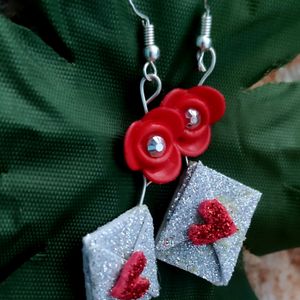 Hand Made Love Letter Earring