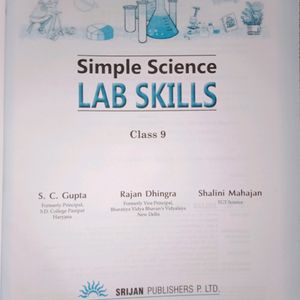 Class-9 Lab Skills Science book