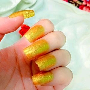 Press On Nails Gold Dust