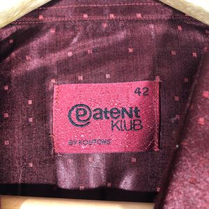 Dark Maroon Casual Shirt(Men’s)