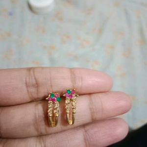 Earings,, Colour Multi and Red