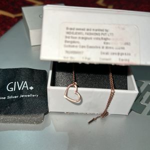 Give Hearts Shape Rose Gold Chain