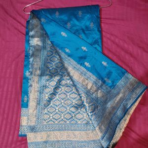 Zari Silk Saree With Blouse