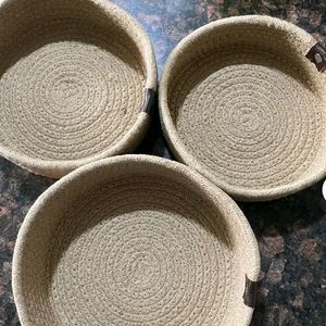 Natural Handmade Jute Rope 🪢 Storage Basket 🧺